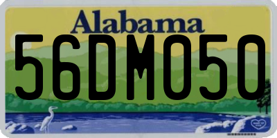 AL license plate 56DM050