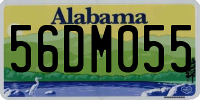 AL license plate 56DM055