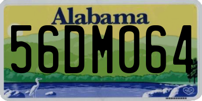 AL license plate 56DM064