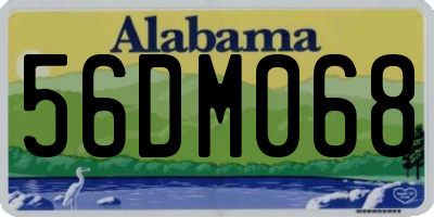 AL license plate 56DM068