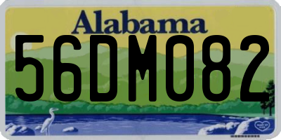 AL license plate 56DM082