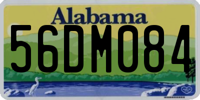 AL license plate 56DM084