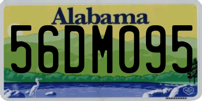 AL license plate 56DM095