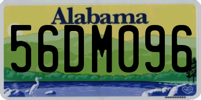 AL license plate 56DM096