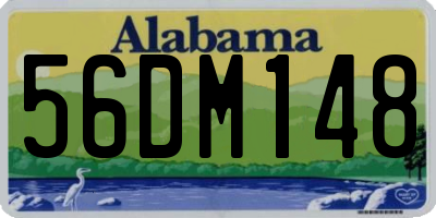 AL license plate 56DM148
