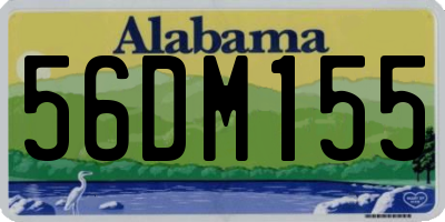 AL license plate 56DM155