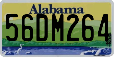 AL license plate 56DM264
