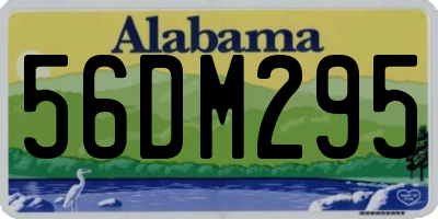 AL license plate 56DM295