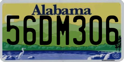 AL license plate 56DM306
