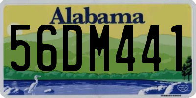 AL license plate 56DM441