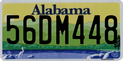 AL license plate 56DM448