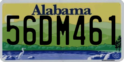 AL license plate 56DM461