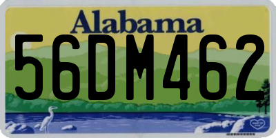 AL license plate 56DM462