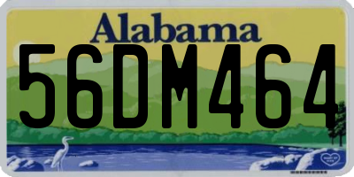 AL license plate 56DM464
