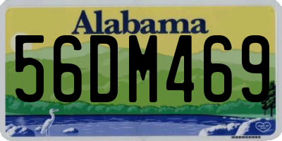 AL license plate 56DM469