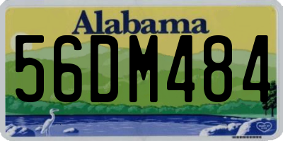 AL license plate 56DM484