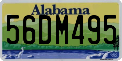 AL license plate 56DM495
