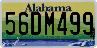 AL license plate 56DM499