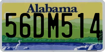 AL license plate 56DM514