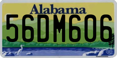 AL license plate 56DM606