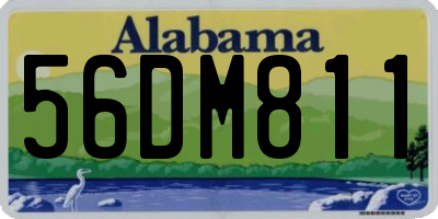 AL license plate 56DM811
