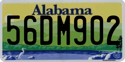 AL license plate 56DM902