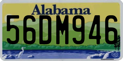 AL license plate 56DM946