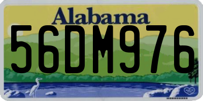 AL license plate 56DM976