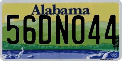 AL license plate 56DN044