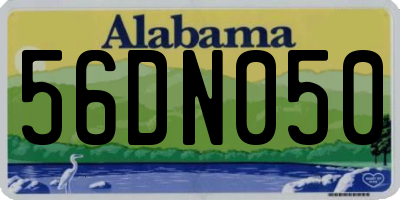 AL license plate 56DN050