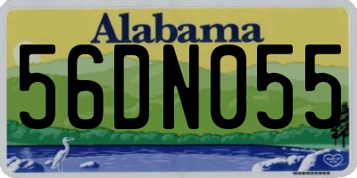 AL license plate 56DN055