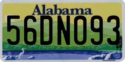 AL license plate 56DN093