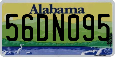 AL license plate 56DN095