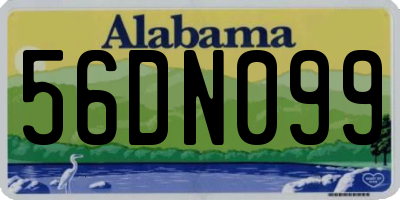 AL license plate 56DN099