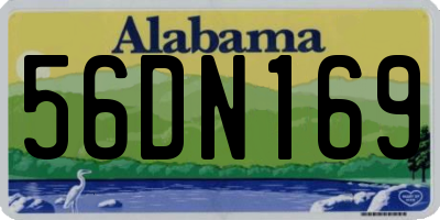 AL license plate 56DN169
