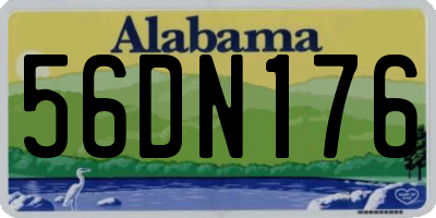 AL license plate 56DN176
