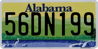 AL license plate 56DN199