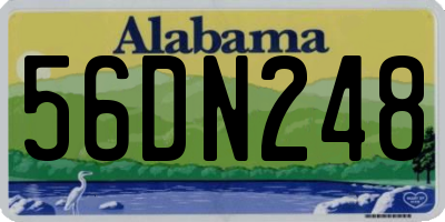 AL license plate 56DN248