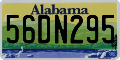 AL license plate 56DN295