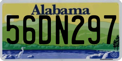 AL license plate 56DN297