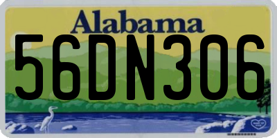 AL license plate 56DN306