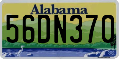 AL license plate 56DN370