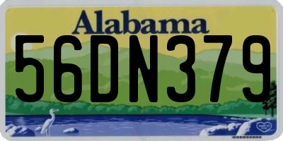 AL license plate 56DN379