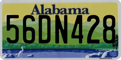 AL license plate 56DN428