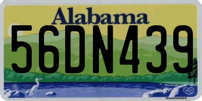 AL license plate 56DN439