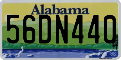 AL license plate 56DN440