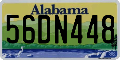 AL license plate 56DN448