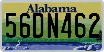 AL license plate 56DN462