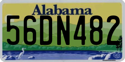 AL license plate 56DN482