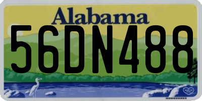 AL license plate 56DN488
